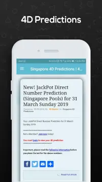 4D Singapore Malaysia Predictions & Results Live Screen Shot 8