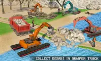 Water Surfer Excavator Crane 3D: Construction Site Screen Shot 0