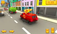 Pizza Delivery Van Virtual City Bike Moto Driving Screen Shot 7