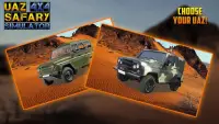 UAZ 4x4のサファリシミュレータ Screen Shot 2