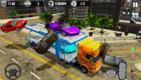 Car Transporter Truck Game 2021: Driving Game 2021 Screen Shot 4