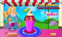 ice cream cone decoration Screen Shot 0