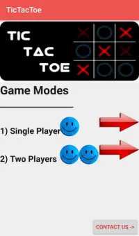 The Tic Tac Toe Game Screen Shot 1
