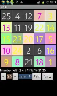 Bingo jeu multijoueur Screen Shot 2