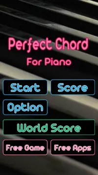 Piano Perfect Chord - Learn absolute ear key game. Screen Shot 2