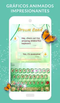 Wave Teclado Animado + Emoji Screen Shot 3