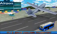 Stickman Prisoner Transport: Police Airplane Games Screen Shot 0