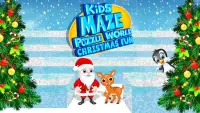 Kids Maze : Educational Puzzle Christmas Fun Screen Shot 0