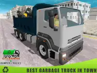 Garbage Dump Truck Trash Pickup Driving 3D Screen Shot 7