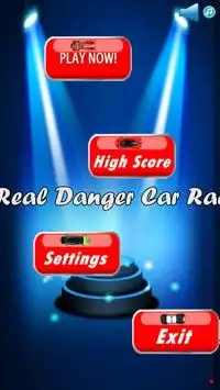 3D DANGER CAR RACING Screen Shot 0