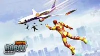 Iron Rope Superhero:  Robot Mission Games 2021 Screen Shot 2
