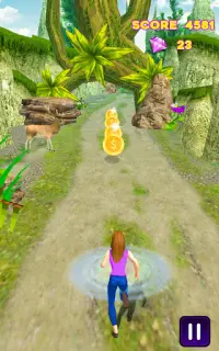 Royal Princess Running Game - Jungle Run Screen Shot 1