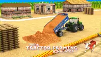 Jeu de simulation de tracteur réel 2018 en 3D Screen Shot 1