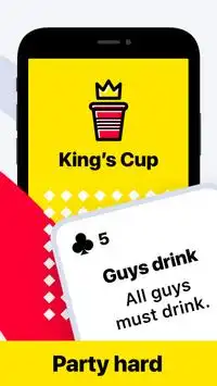 Kings Cup: Drinking Card Game (Ring of Fire) Party Screen Shot 3