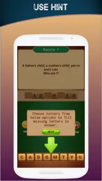 Word Riddle Crack - Free Offline Word Quiz Game Screen Shot 4