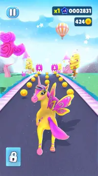 Unicorni Pony: Giochi di Corsa Screen Shot 2