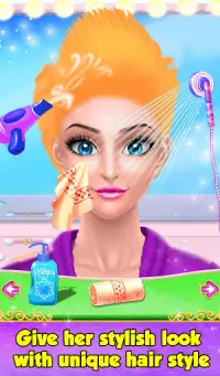 Girl Hair Do Design Salon Game Screen Shot 4
