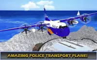 US Police Airplane Cop Dog Transporter Kids Games Screen Shot 21