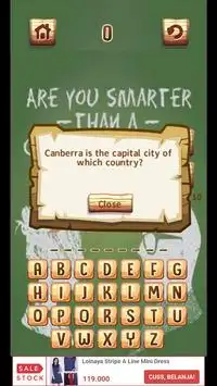 Hangman Trivia - General Quiz Screen Shot 3