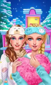 Winter PJ Party: BFF Sleepover Screen Shot 0