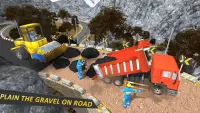 Uphill Highway Construction: Straßenbau Sim Screen Shot 5
