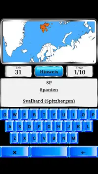 Welt Geographie - Quiz-Spiel Screen Shot 4