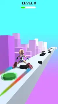 Skate Roller Run 3D Screen Shot 0