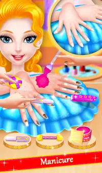 Princess Birthday Cake Party Salon Screen Shot 1