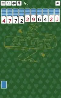 Spider solitaire Screen Shot 2