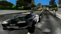 Езда на городской полицейской Screen Shot 6