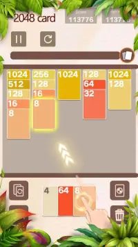 2048 Card - Digital Solitaire game Screen Shot 4