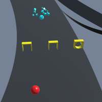 Shape Race! New Race Tunnel 3D Offline game