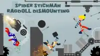 Spider Stickman Ragdoll Dismounting Screen Shot 0