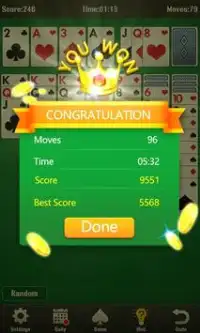 Freecell Solitaire Screen Shot 5