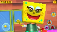 Scary Sponge Neighbor 3D - Secret Escape Games Screen Shot 2