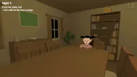 Scary Baby Girl in The Creepy Yellow House 3D Screen Shot 1