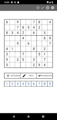 Sudoku: Makkelijk tot moeilijk Screen Shot 1