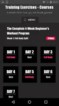 Training Exercises - Courses Screen Shot 4