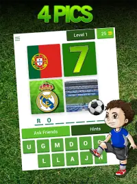 4 Pics 1 Footballer Quiz– Soccer Player Trivia Screen Shot 4