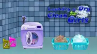 Laundry & Dry Clean For Girls - Kids Washing Games Screen Shot 0