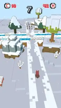 Jumpy Pets: Christmas (Arcade endless hopper) Screen Shot 3