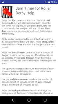 Jam Timer 4 Roller Derby Free Screen Shot 3