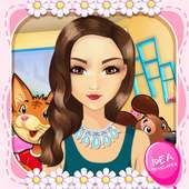 Prinses Dress Up Fashion and Cake Ice Maker