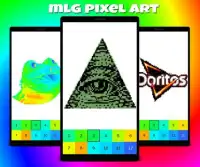 illuminati Color by Number: MLG Pixel Art Screen Shot 2