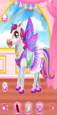 My Little Unicorn : Magical Unicorn Pet Caring Screen Shot 0