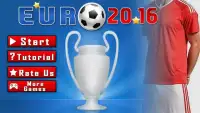 Euro 2016 Fußball spiel Screen Shot 0