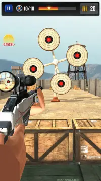 Shooting Gun Fire Game Screen Shot 0