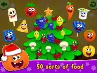 FunnyFood Christmas Games for Toddlers 3 years ol Screen Shot 8