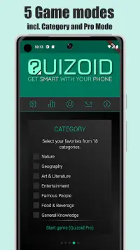 Quizoid: Offline Trivia Quiz Screen Shot 3
