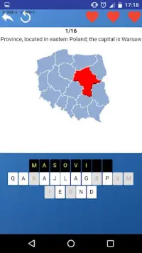 Provinces of Poland - quiz, tests, maps, flags Screen Shot 0